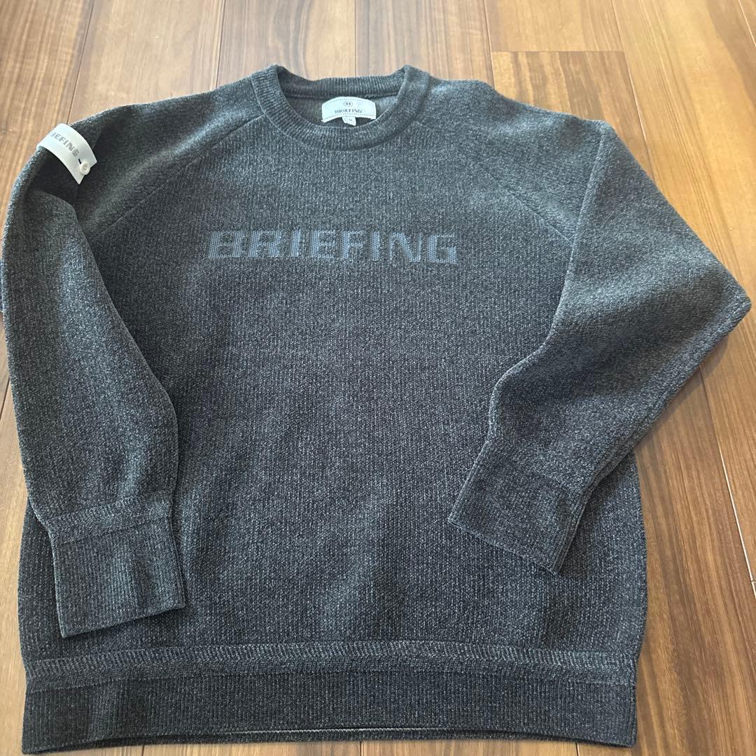 現行販売中　BRIEFING グレー セーター Mサイズ　レディース