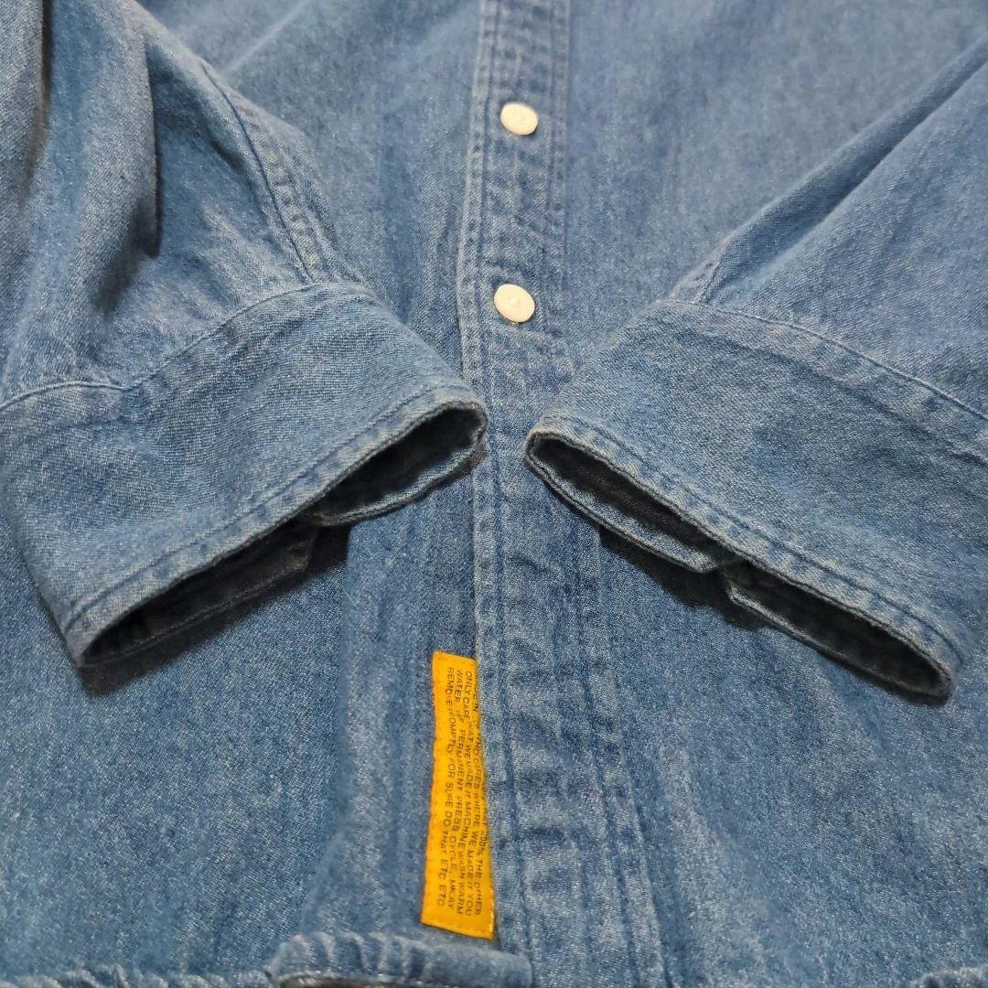 F.A.T(エフエーティー) B.D.Dee Blue ボタンダウンデニムシャツ