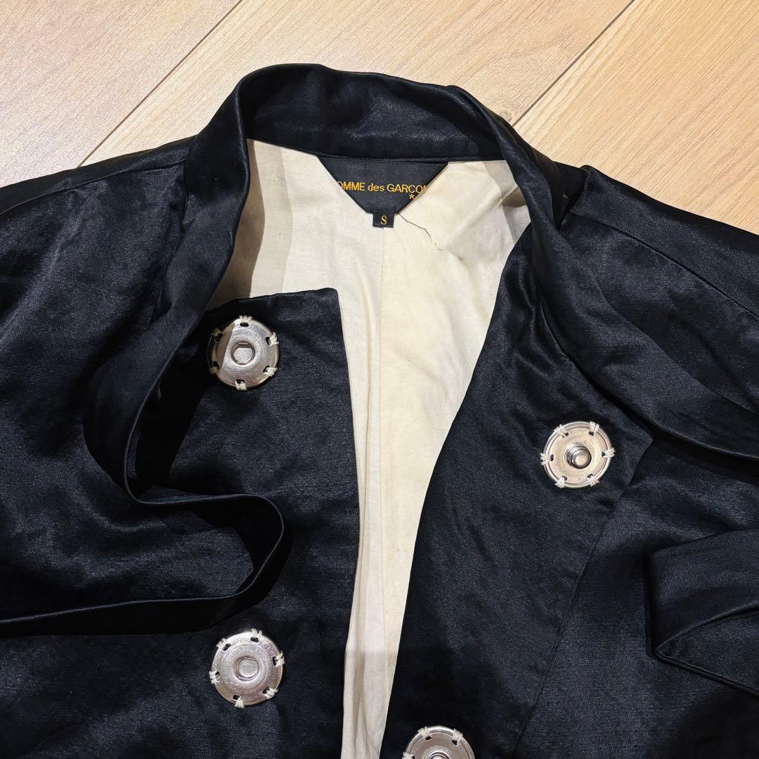 CdG 2010aw RtW [良品] ブラックサテンリボンジャケ