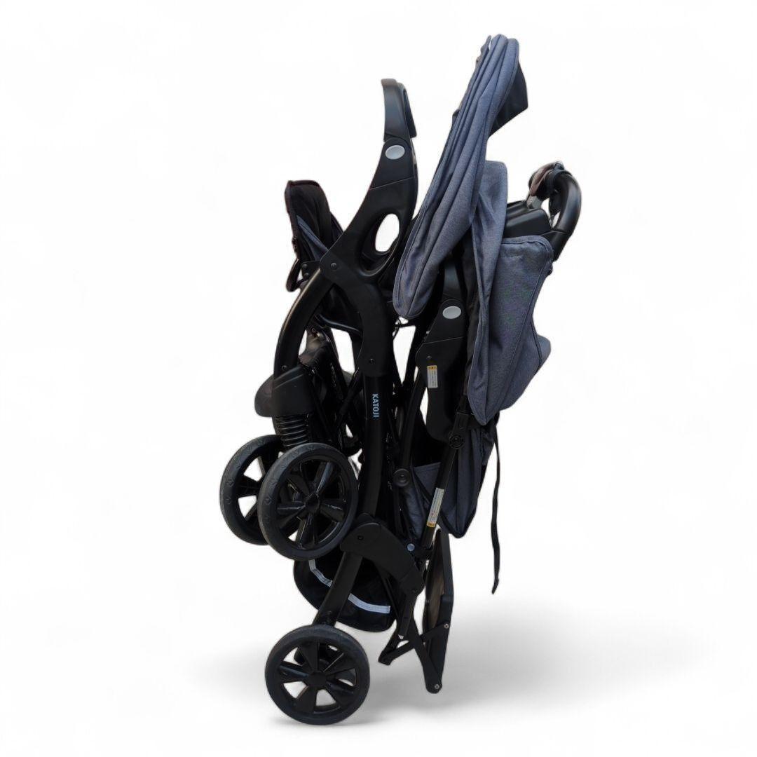 極美品 KATOJI ふたりでゴーDX 二人乗りベビーカー 軽量 カトージ