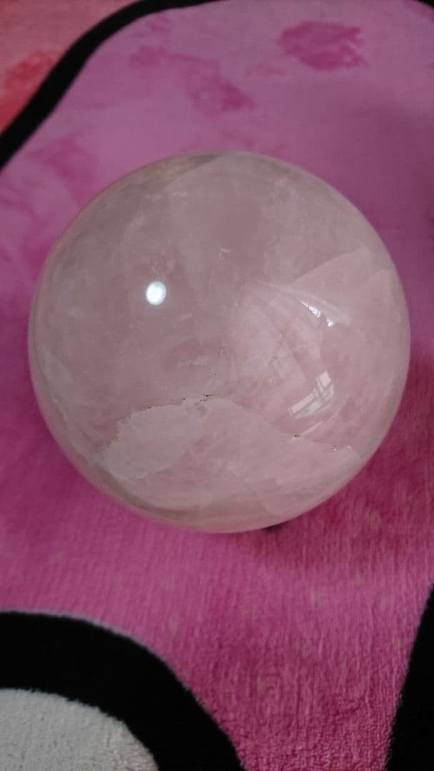 ローズクォーツ 玉台付