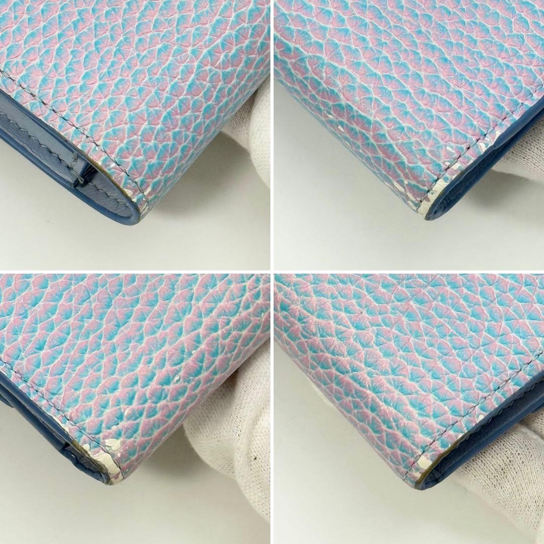 美品 希少✨ルイヴィトン カプシーヌコンパクト 三つ折り財布 サマースターダスト