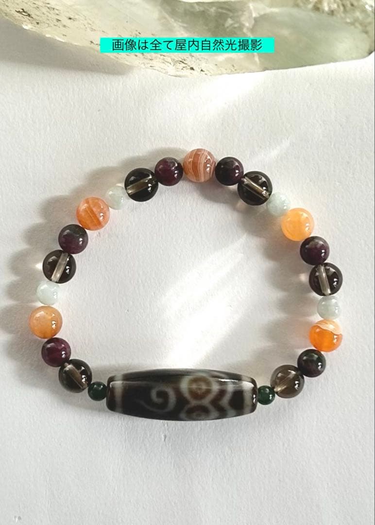 ★★★ 霊石 ★★★　　法相仏顔天珠　ブレスレット / 腕念珠