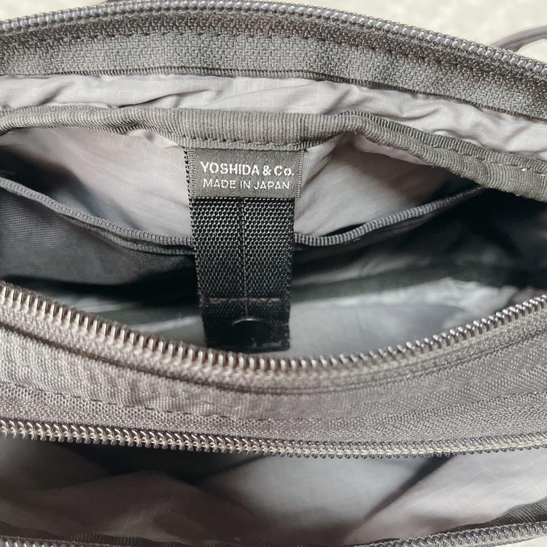 【美品】PORTER FLASH フラッシュ ボディバッグ 2層 ブラック