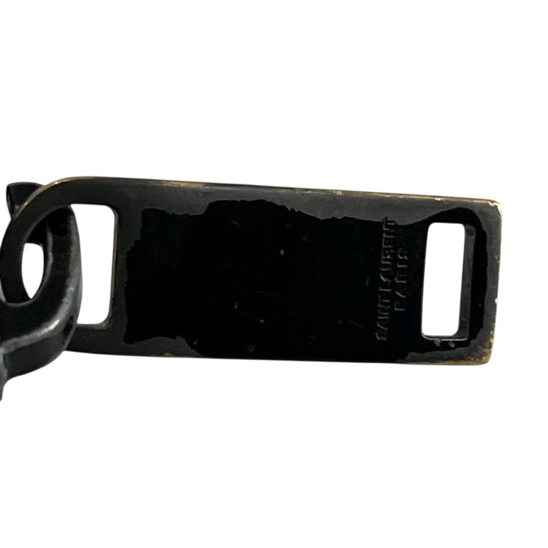 イヴサンローラン　ケース　ラウンドファスナー　YSLロゴ　小銭入れ　レザー