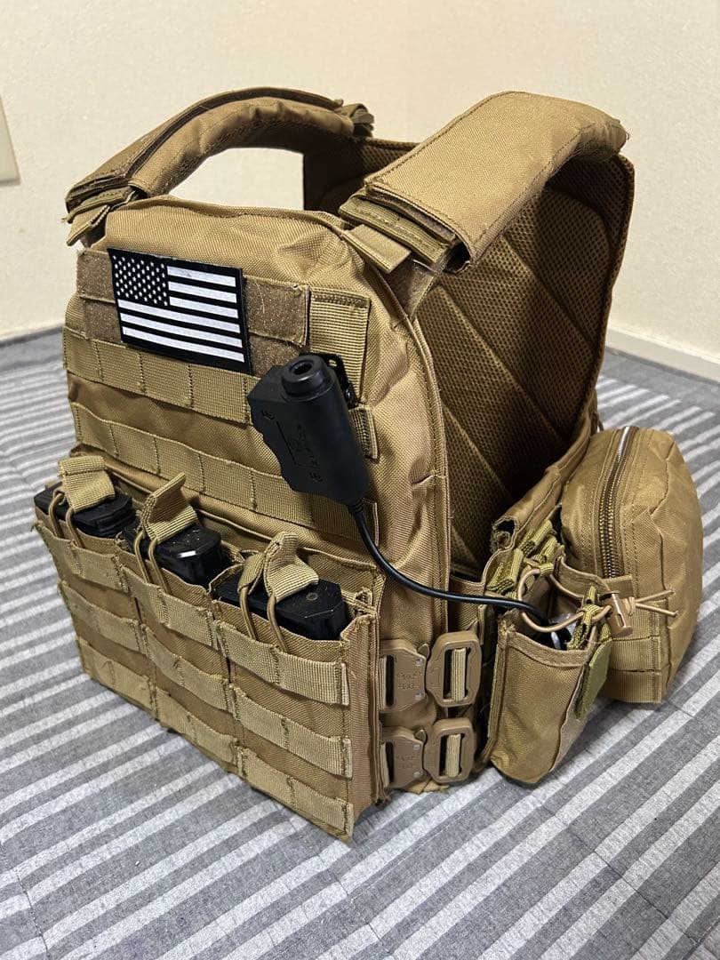 タンカラー プレートキャリア セット