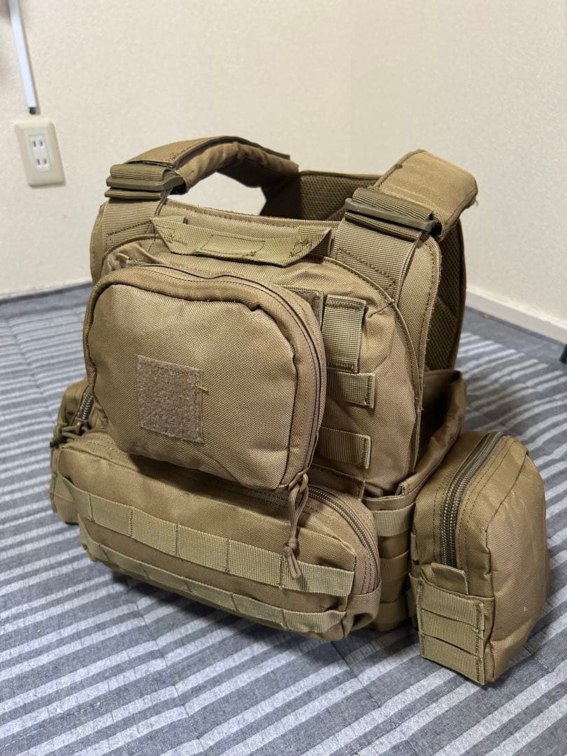 タンカラー プレートキャリア セット