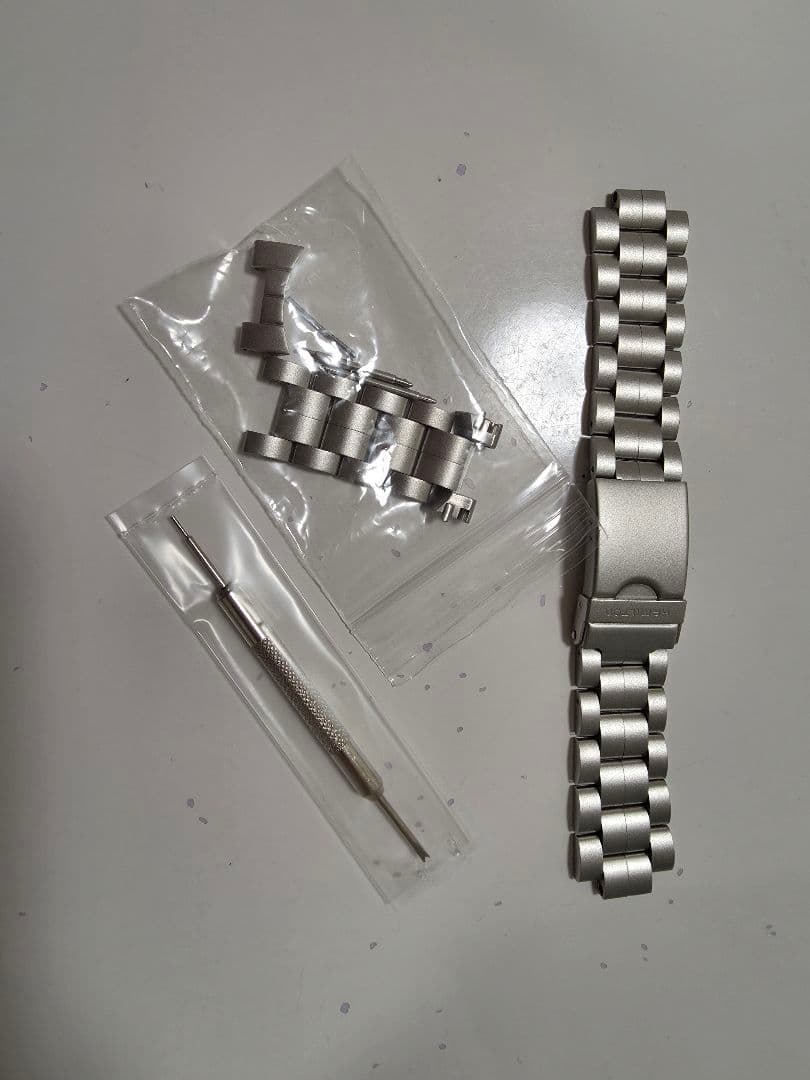 ハミルトン カーキフィールド メカニカル 38mm用　純正メタルブレスレット一式