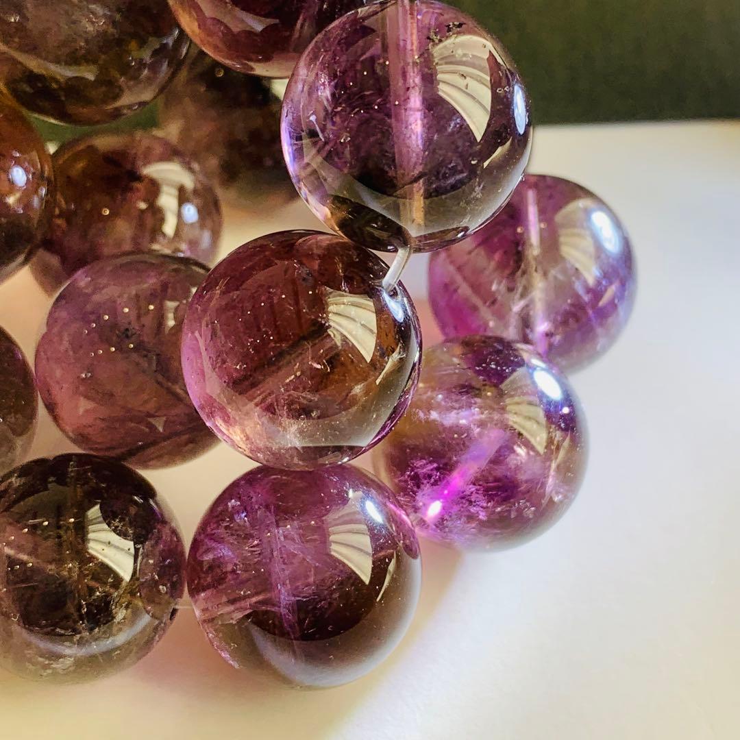 専用　オーラライト23 ブレスレット　パワーストーン15mm大珠　WG44