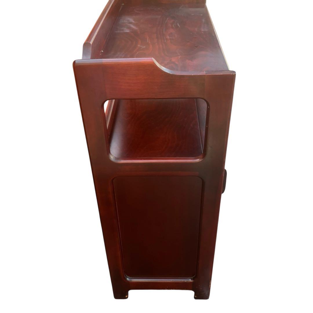 オールドカリモク　キャビネット　昭和レトロ 電話台 花台 古家具　FAX台