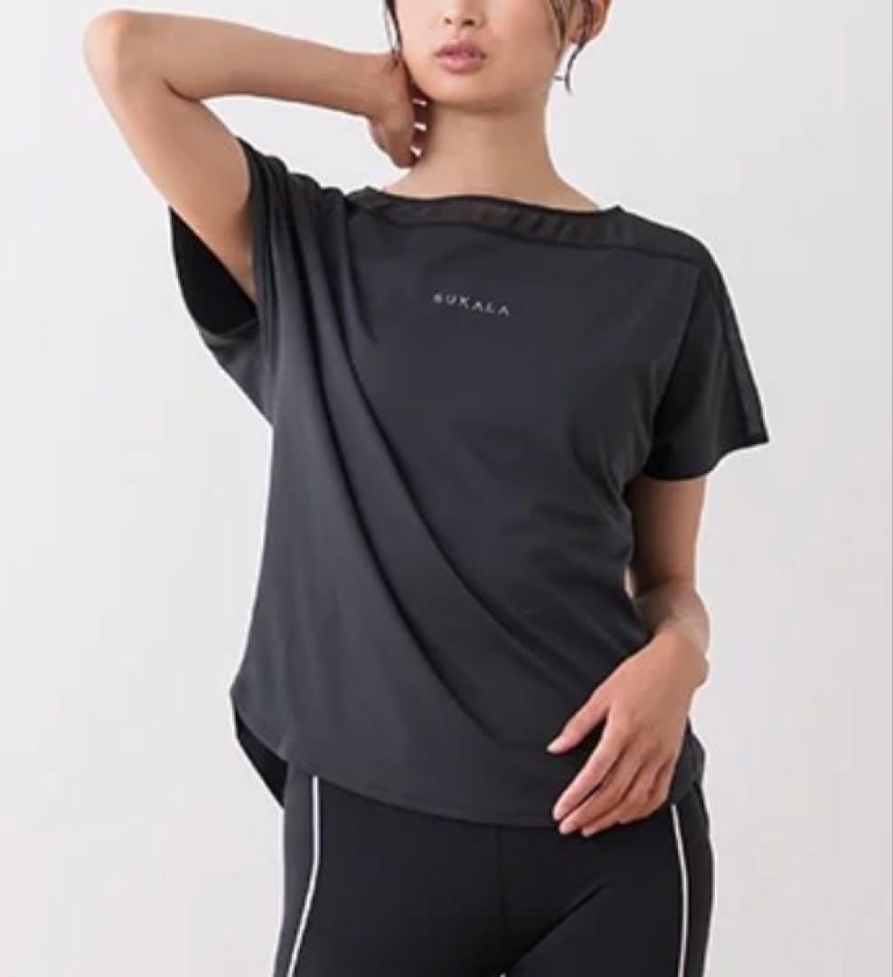新品タグ付き　【SUKALA】アクティブシアーカラーTee