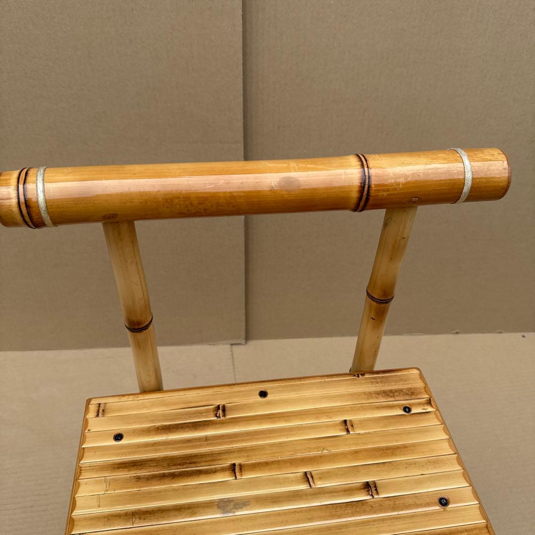 梅里竹芸　椅子　竹　【A-98】