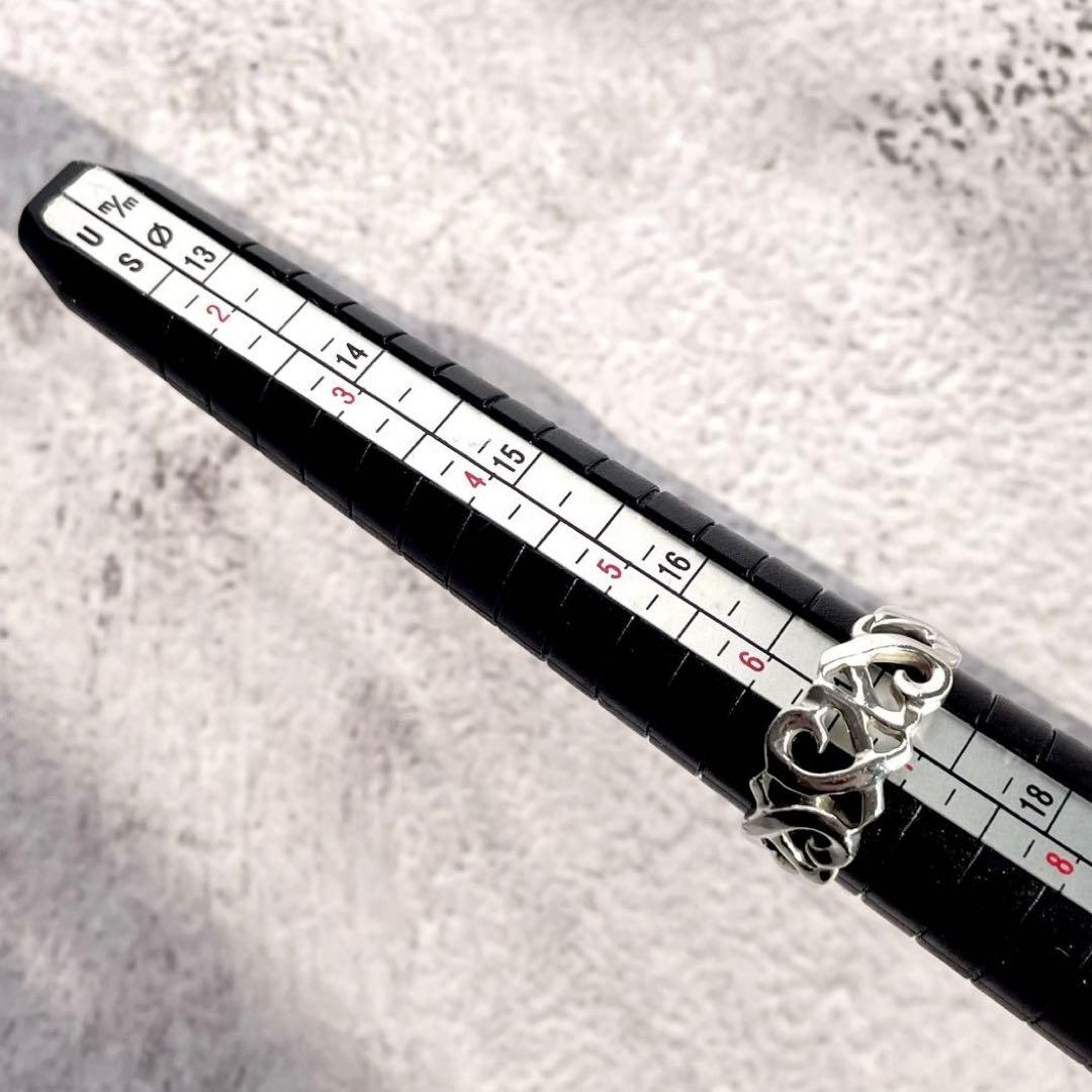 ティファニー トリプルラビングハートリング sv925 シルバー 指輪 14号