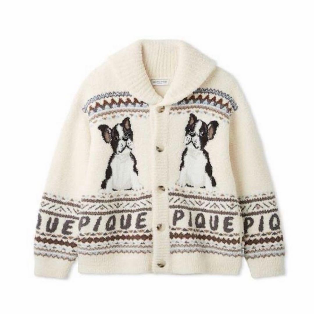 【HOMME】 パウダーノルディック DOGジャガードカウチン L