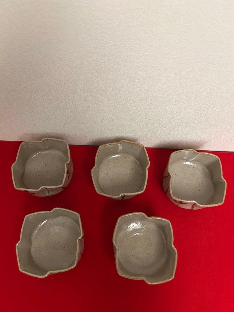 13代太郎右衛門作　絵唐津　五客