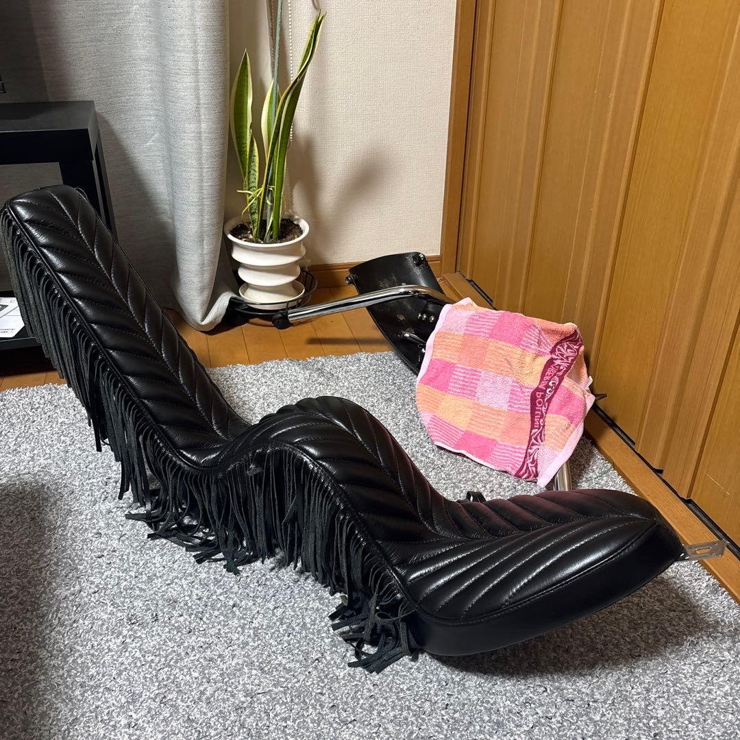 アメリカンシート　フリンジ　レザー