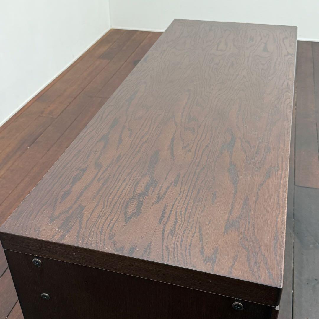 H21K70 上ヶ嶋木工 レスター コンパクトデスク キャビネット300