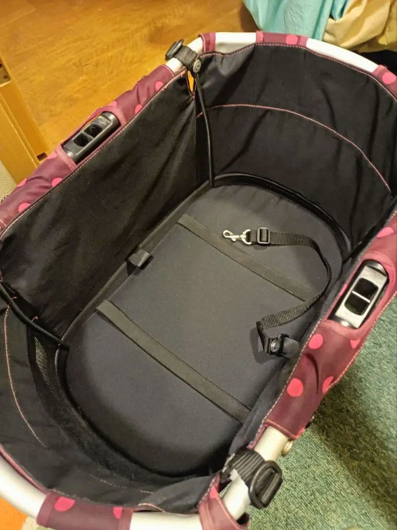 Compet コムペットミリミリ ルビードット 軽量分離型ペットカート