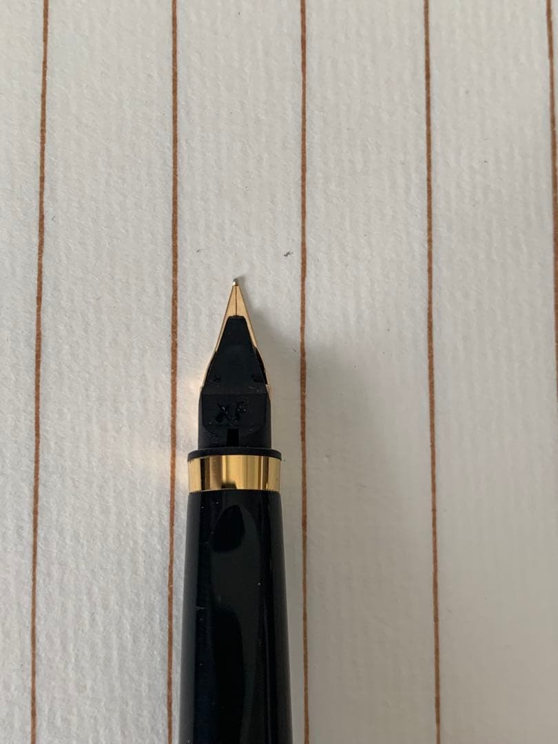 パーカー75 ブラック 14Kペン先 万年筆 ケース付き