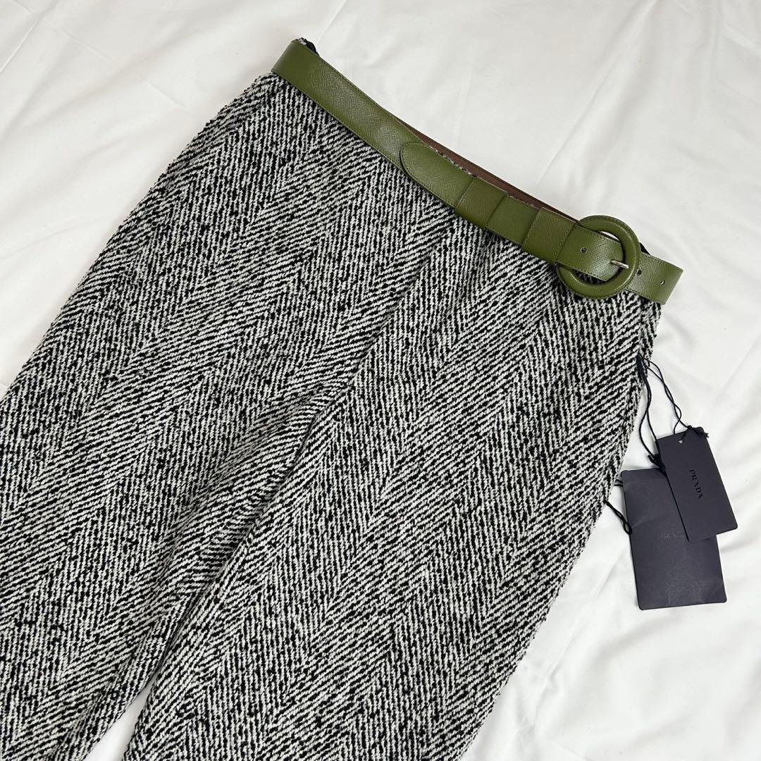 未使用品 24AW PRADA プラダ ウールブレンド セットアップ