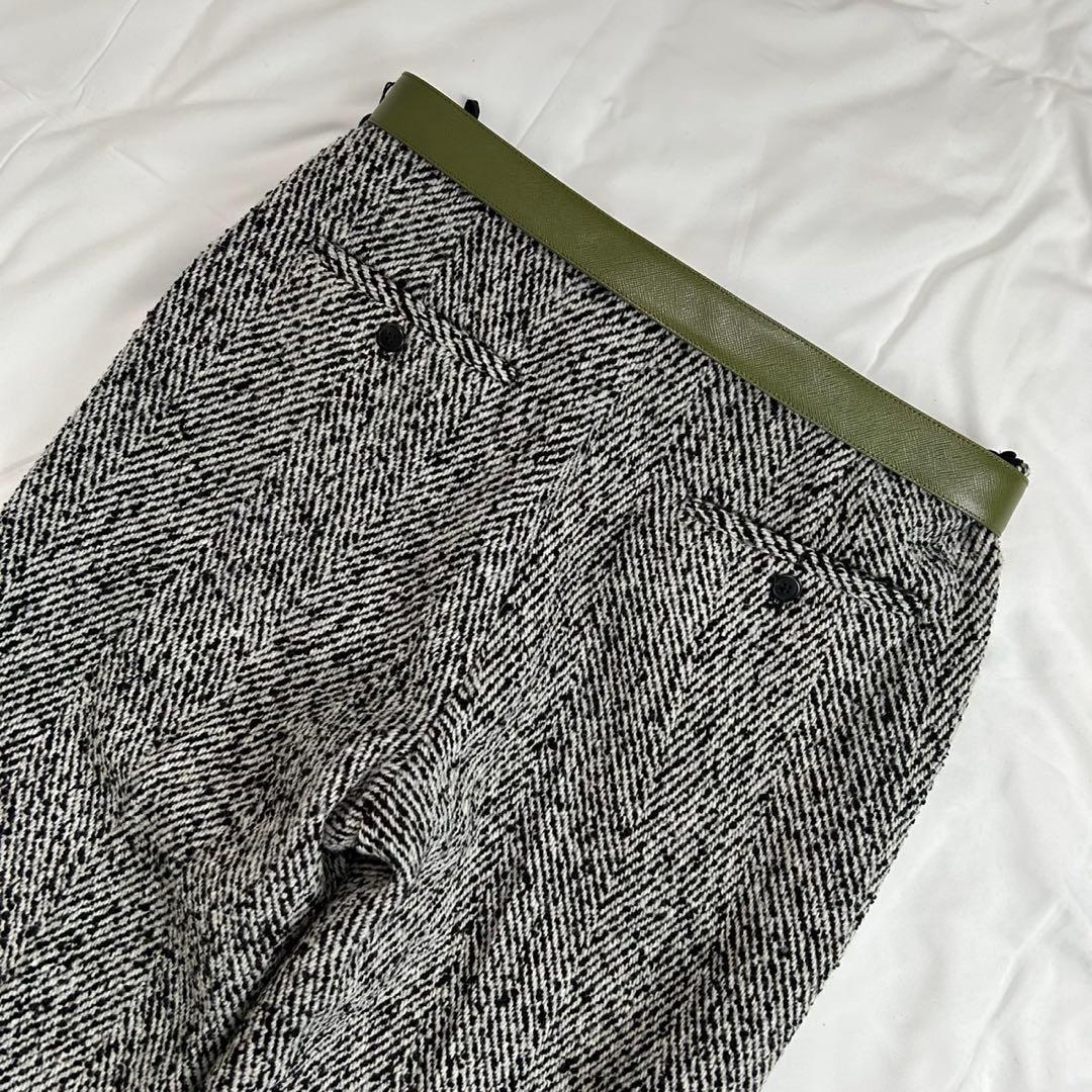 未使用品 24AW PRADA プラダ ウールブレンド セットアップ