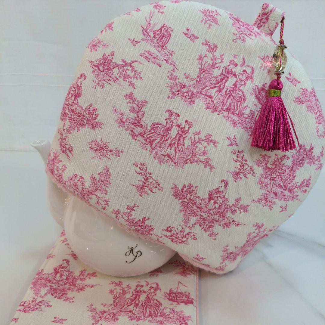 トワルドジュイ　フランス輸入生地　ティーコゼー　ハンドメイド