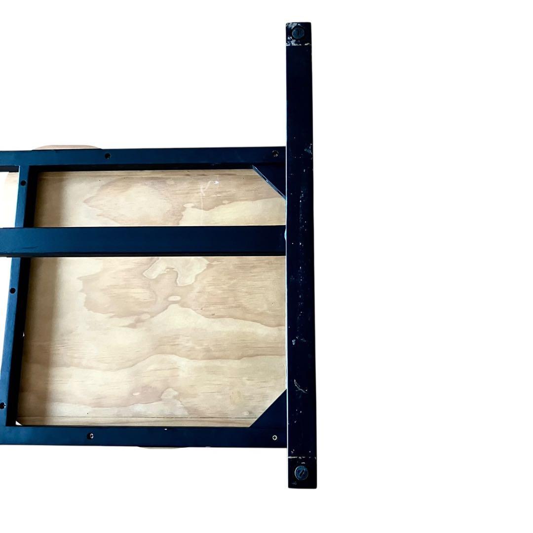 ヘリンボーン ローテーブル カフェテーブル インダストリアル 幅100cm