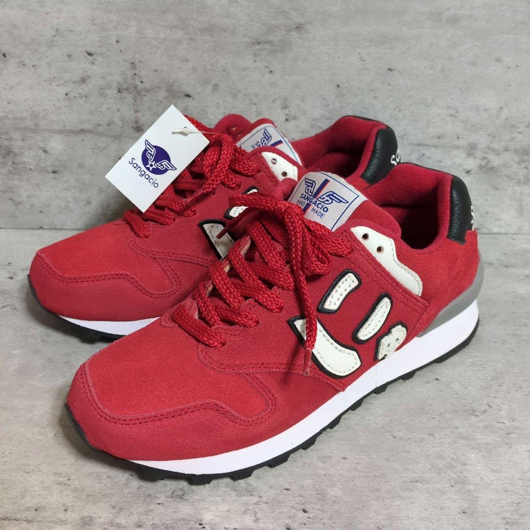 美品✨【SANGACIO】にゅ☆Carmine☆スエードスニーカー☆23cm