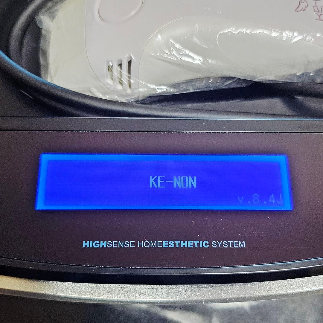 極美品 ケノン レーザー 脱毛器 8.4 パールホワイト KENON