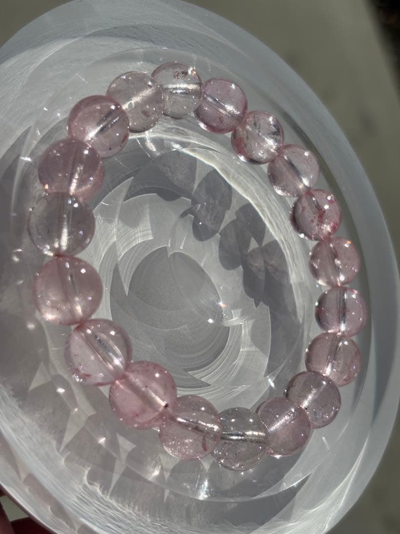 ピンクトパーズ ブレスレット 天然石