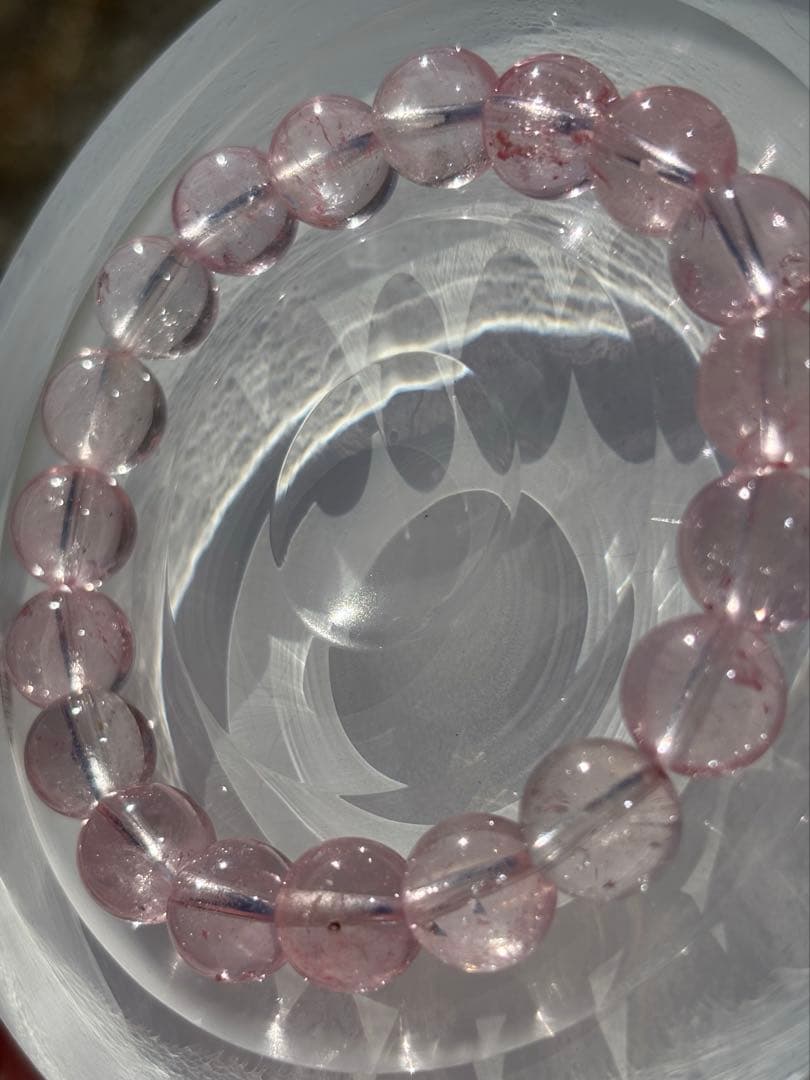 ピンクトパーズ ブレスレット 天然石