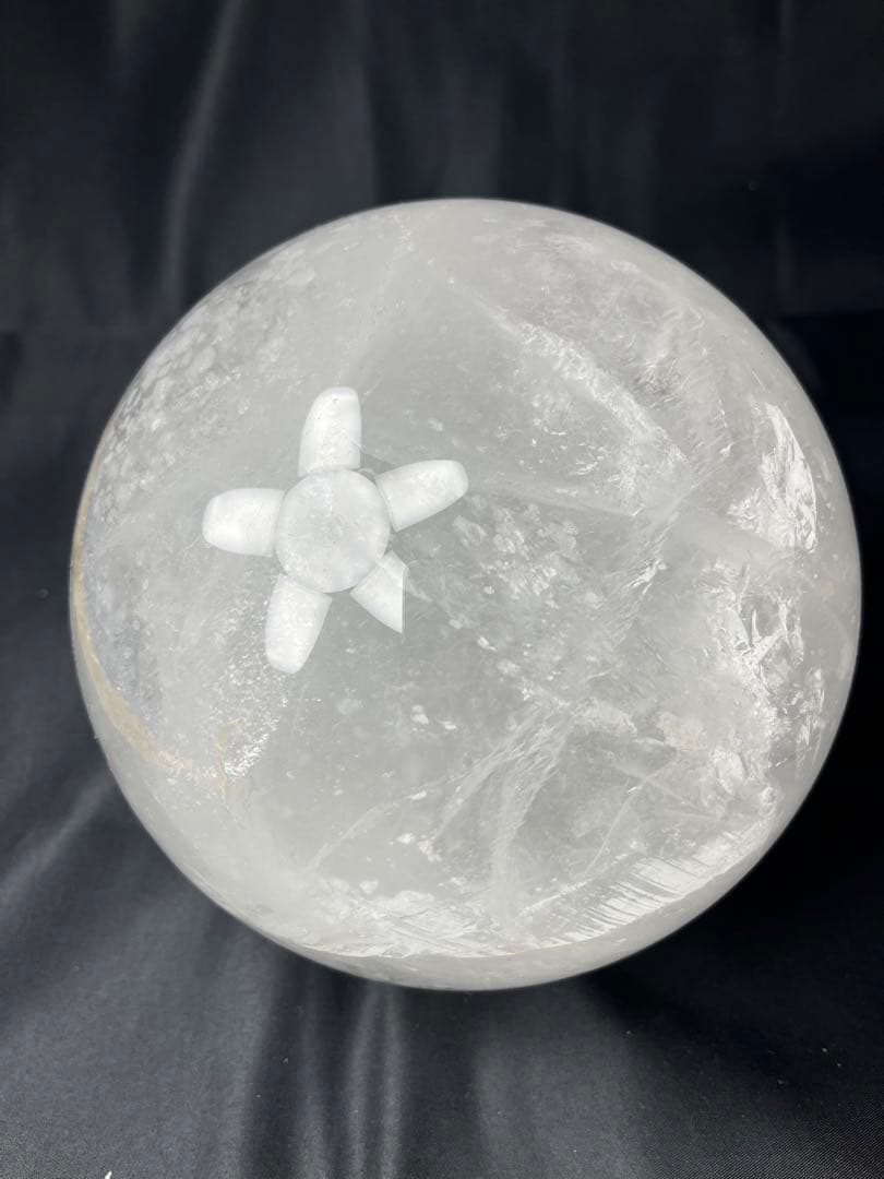 ヒマラヤ大玉水晶クローライト、レインボー入り