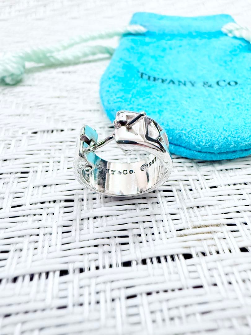 ティファニー　アトラス　ピアス　片耳　磨き済み　925 ピアス