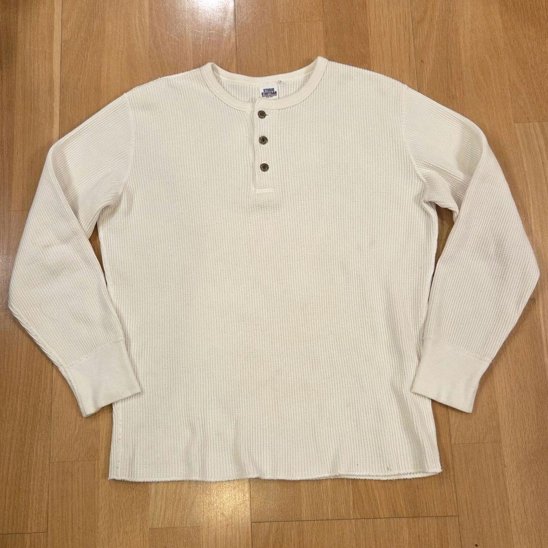 STUDIO D'ARTISAN ダルチザン ヘンリーネック サーマル L 白