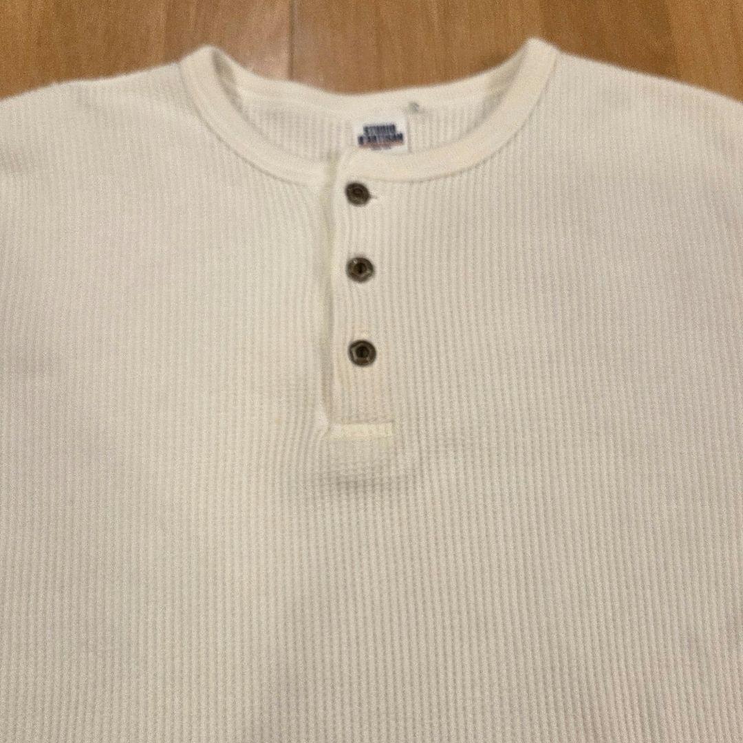 STUDIO D'ARTISAN ダルチザン ヘンリーネック サーマル L 白