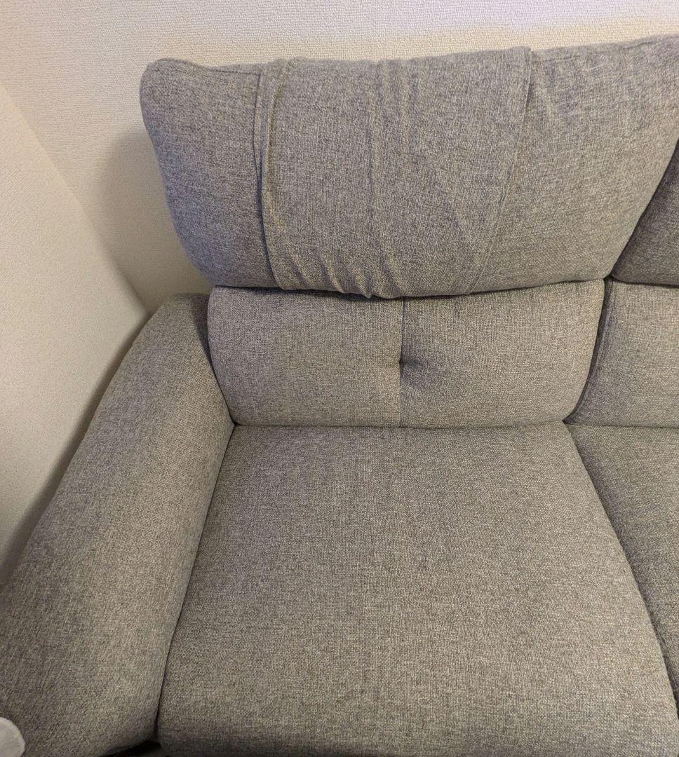 ニトリ　３人掛け電動ソファ　リクライニングソファ