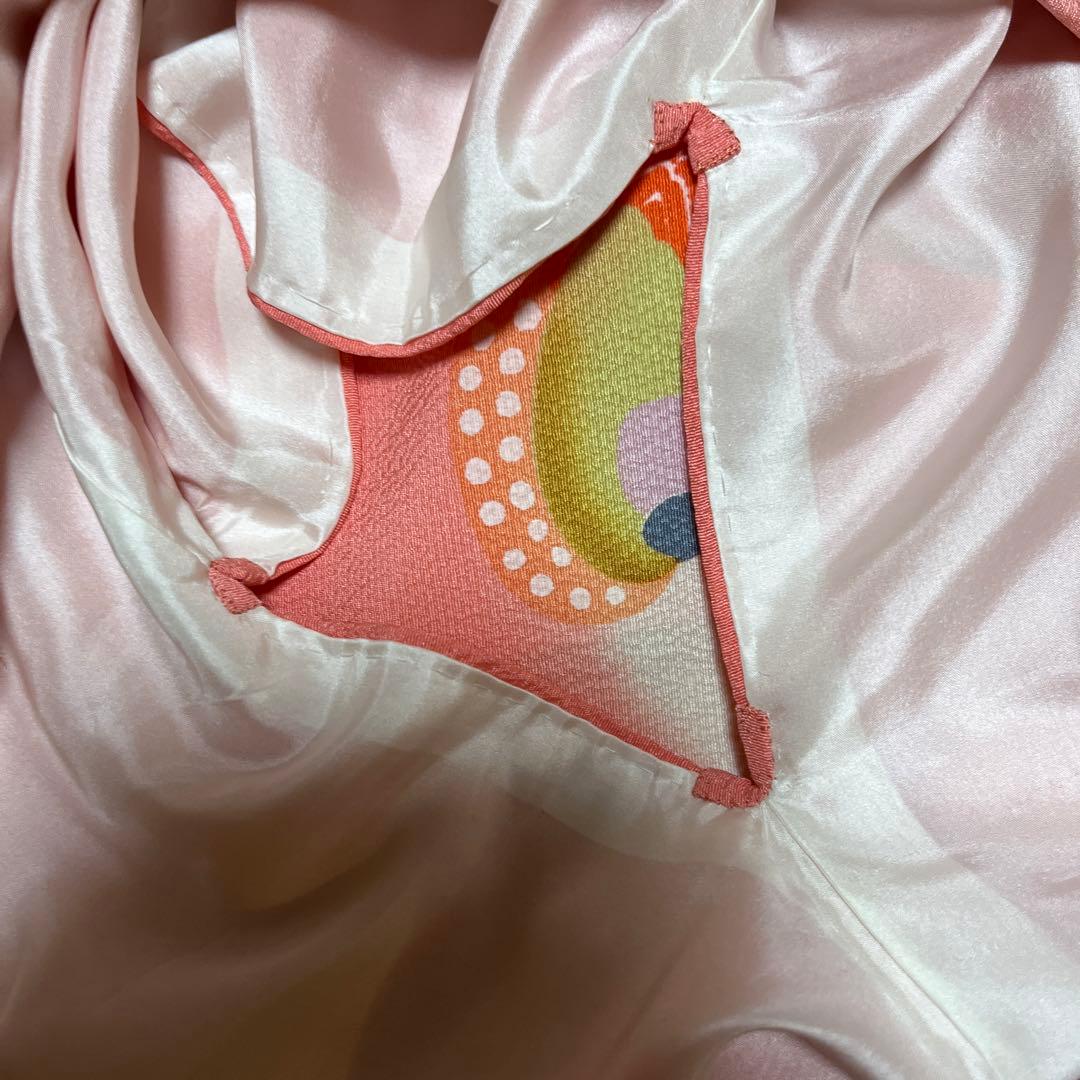 正絹７歳着物セット　お誂え四つ身着物・長襦袢他