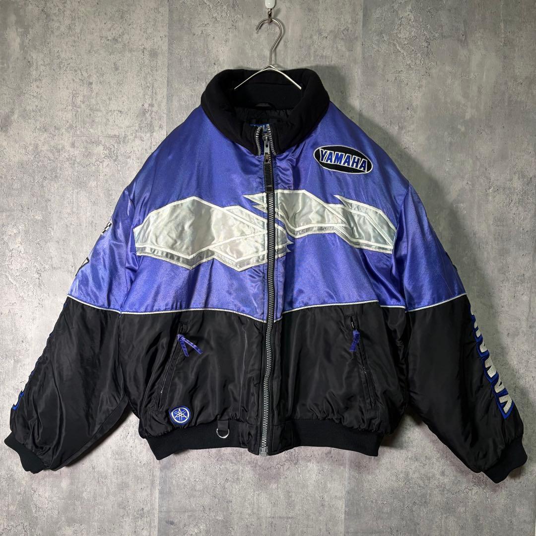 当時物 YAMAHA レーシング ブルゾン 防寒 中綿
