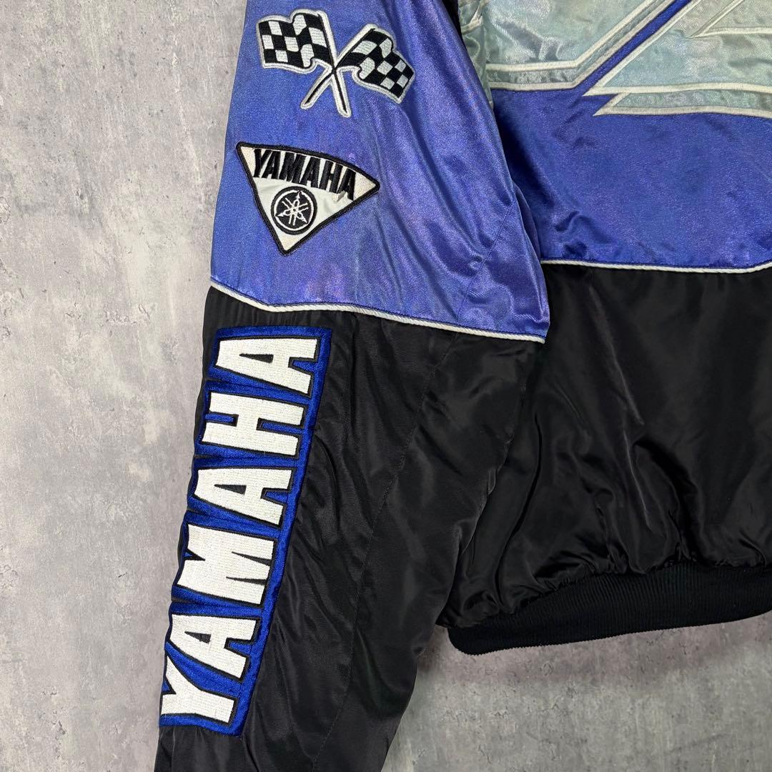当時物 YAMAHA レーシング ブルゾン 防寒 中綿