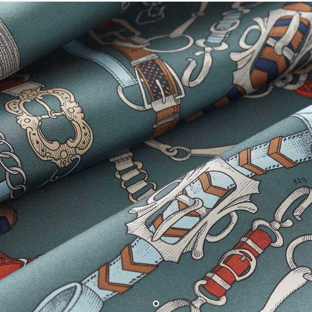 最終価格　エルメス　スカーフ2025aw カレ 90 シュヴォー・デシェネ