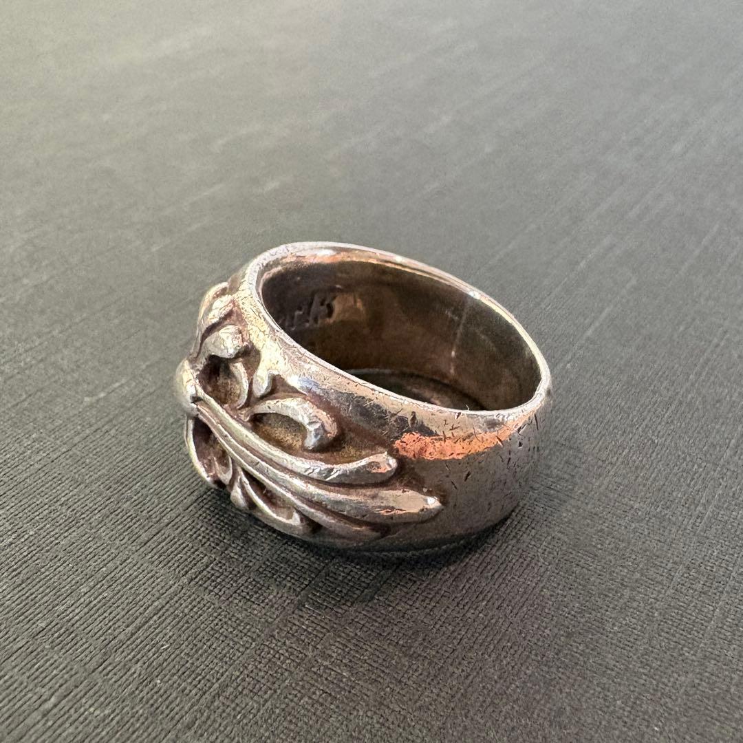 クロムハーツ　フローラルクロスリング　16号