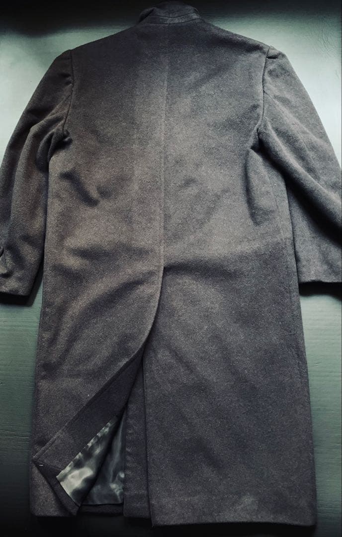 PIERO MASSA. ヴィンテージ　クラシックカシミアコート　伊製　茶