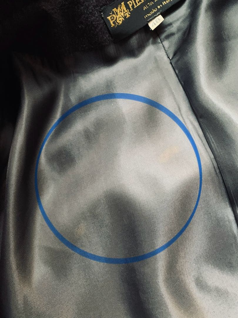 PIERO MASSA. ヴィンテージ　クラシックカシミアコート　伊製　茶