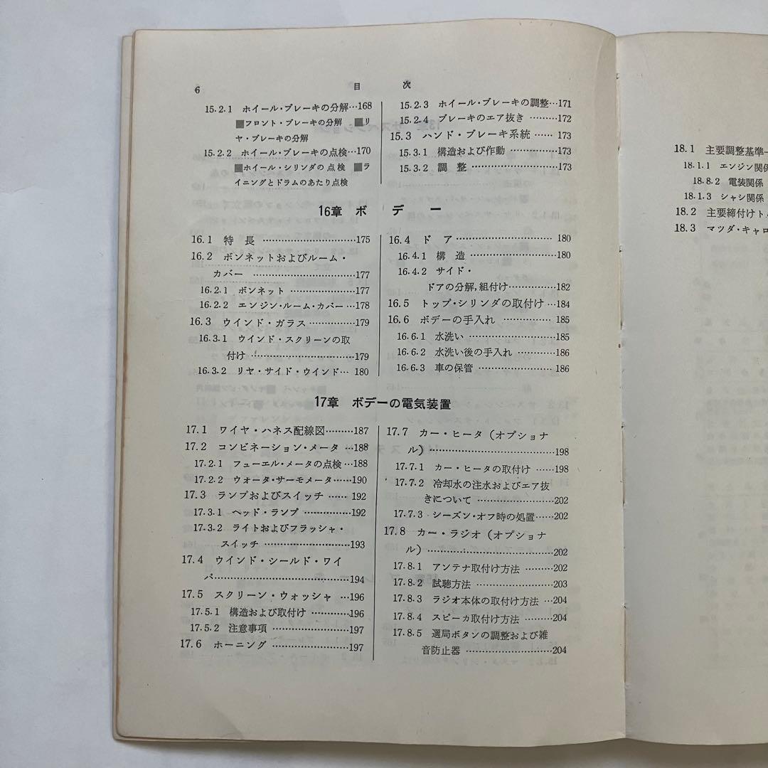 MAZDA キャロル360の整備