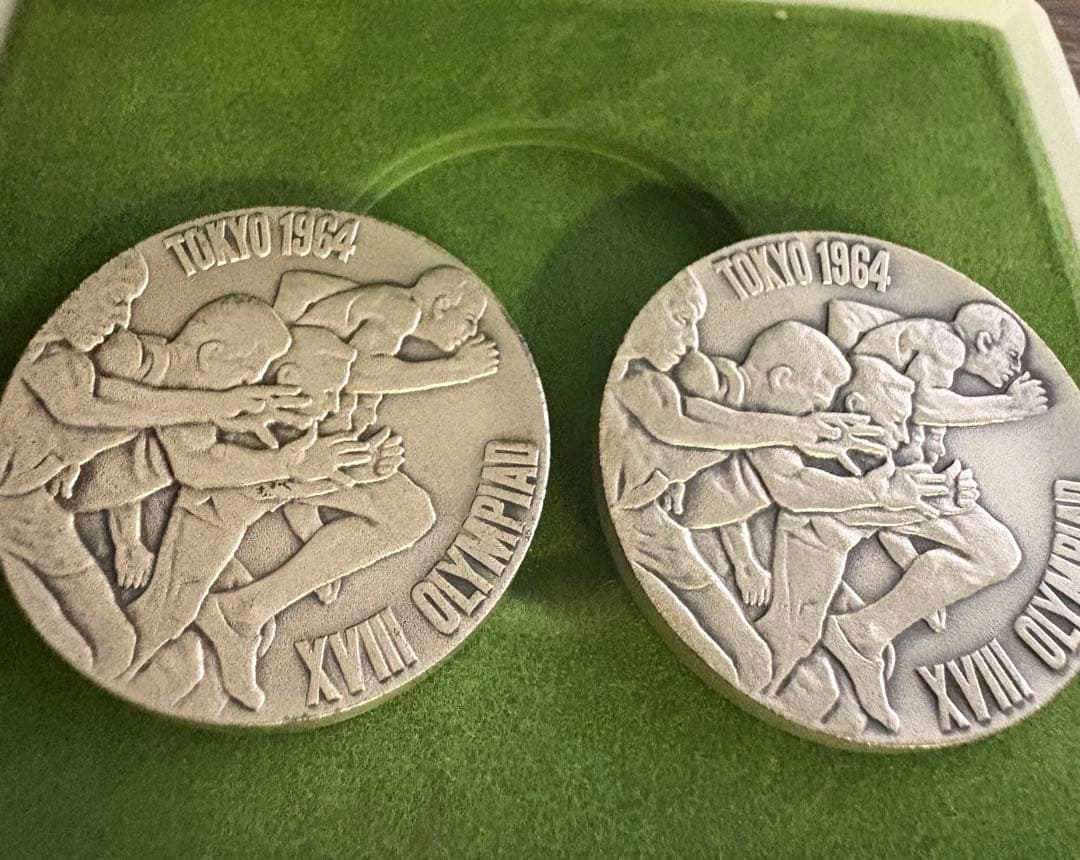 1964年東京オリンピック シルバーメダル2枚セット