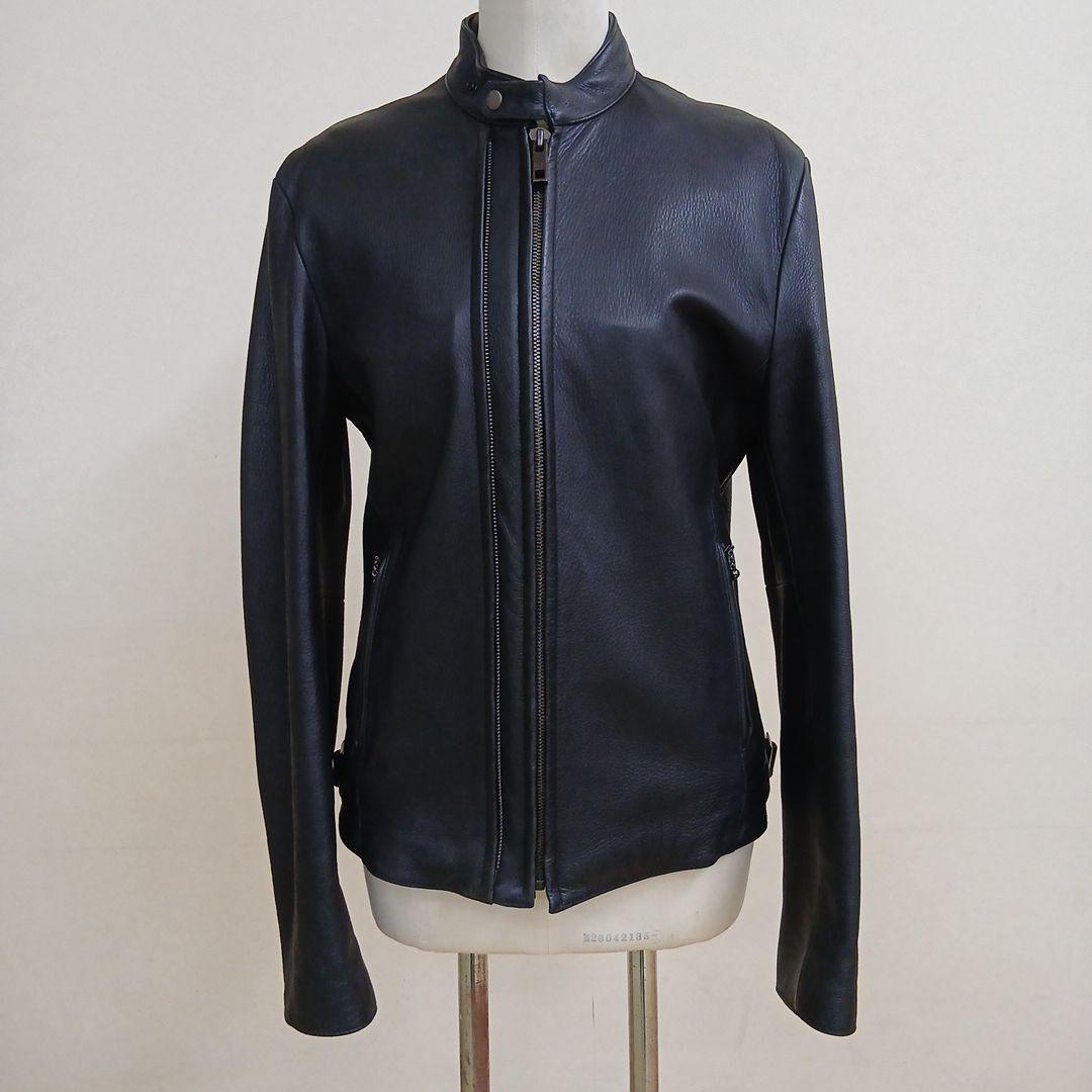 5351POURLESHOMMESシングルライダースジャケットサイズ3