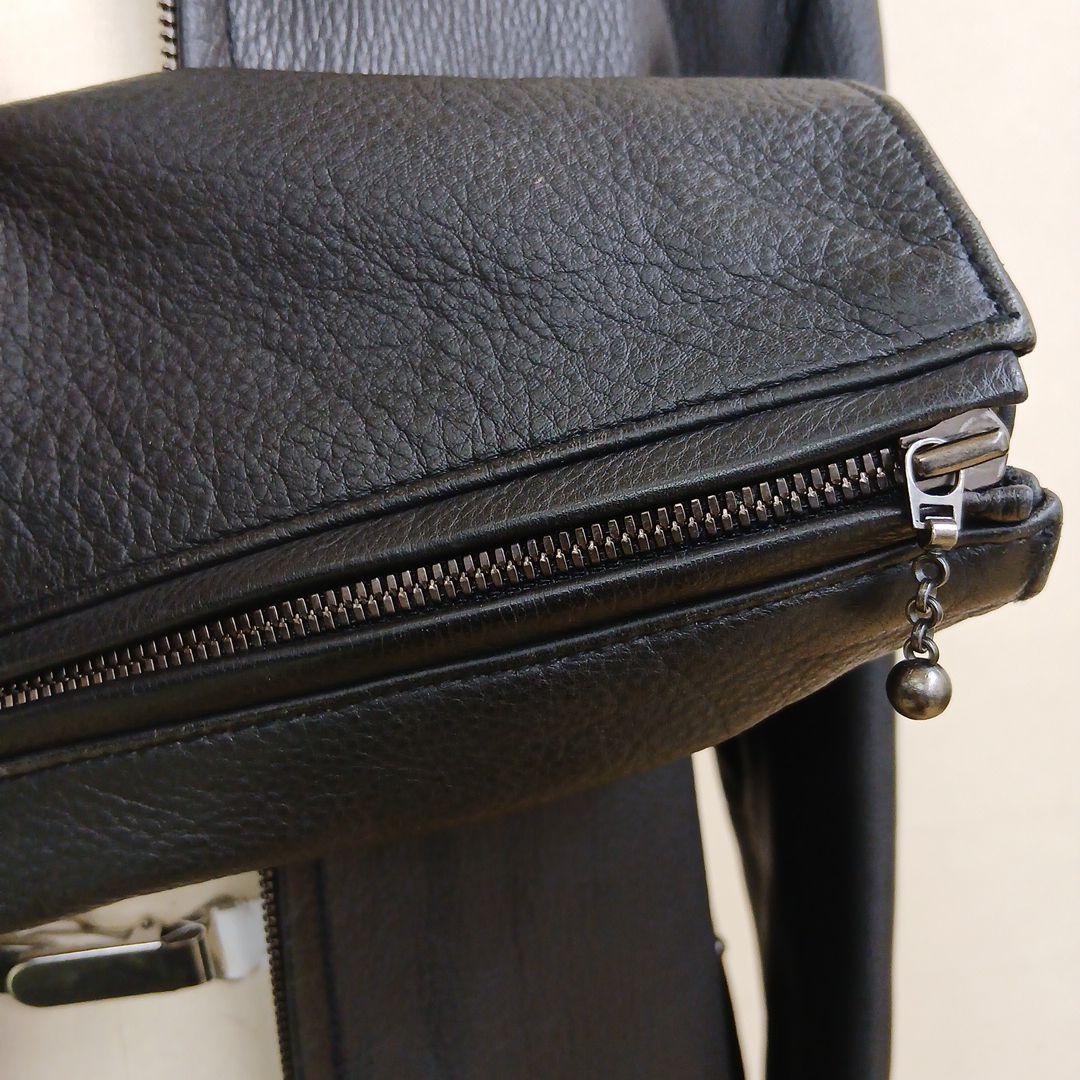 5351POURLESHOMMESシングルライダースジャケットサイズ3