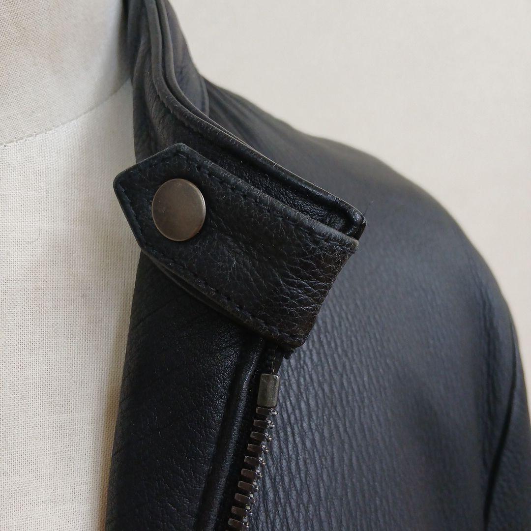 5351POURLESHOMMESシングルライダースジャケットサイズ3