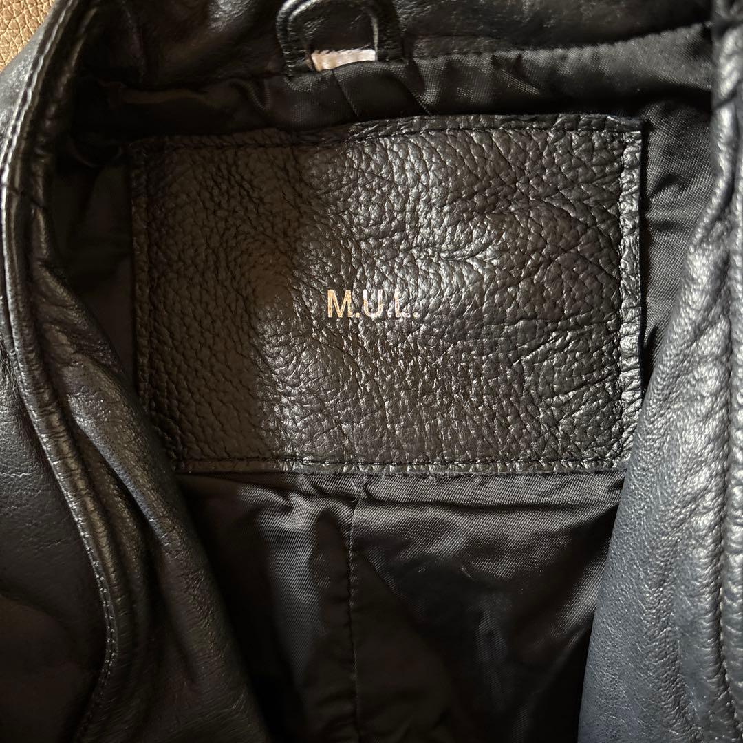 新品タグ付き♡M.U.L.♡レザーコート♡seven fairy♡ブラック