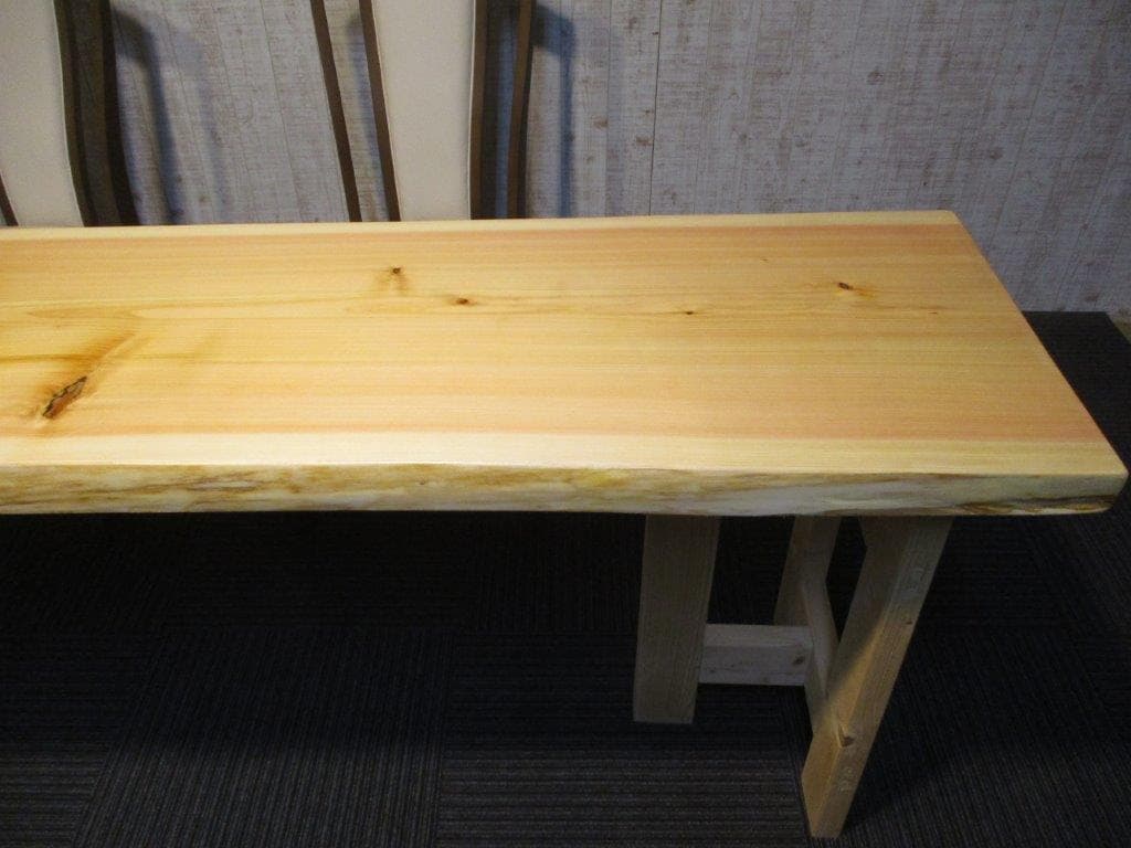# 612 ■　檜　ヒノキ　テーブル　ダイニング　カウンター　座卓　一枚板